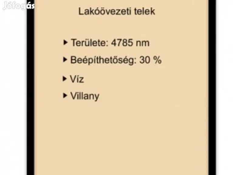 Szeged Szentmihálytelek 4785 nm-es Telek Elado