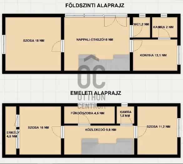 92 nm-es felujítandó ikerház Zalaegerszeg belvárosában