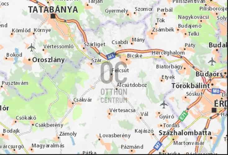 Felcsúti eladó telek 1854 nm - Csendes hely, jó levegő
