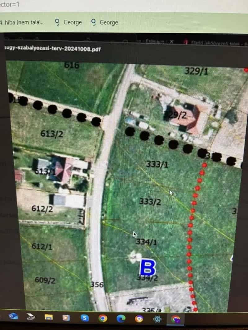 Berkenye panorámás építési telek eladó