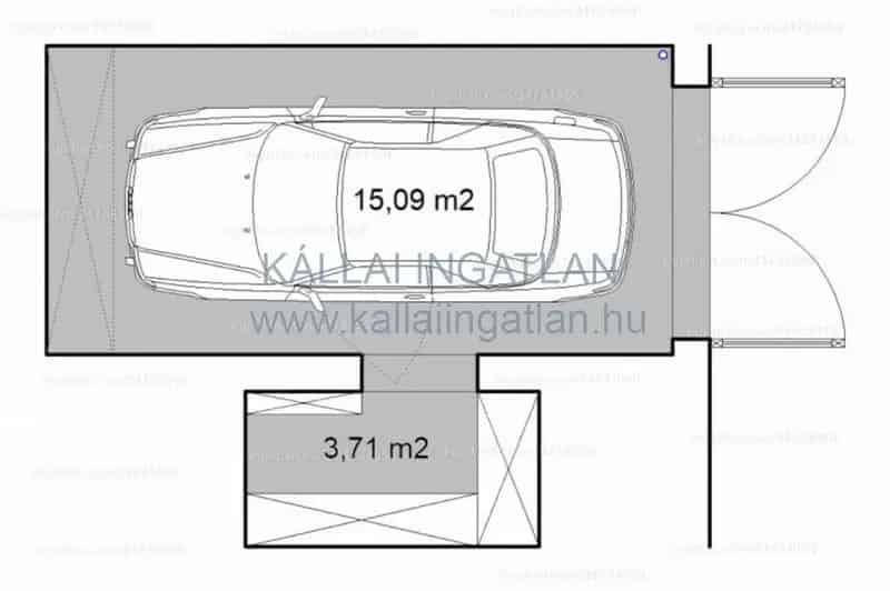 19 nm-es garázs eladó Nyíregyháza Szarvas utca