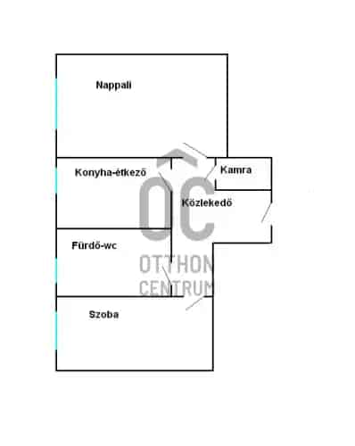 Keszthelyi eladó lakás központban 3 emelet