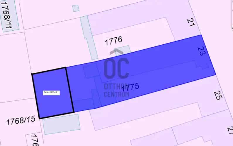 Szekszárdi belvárosi telek eladó 350 m² - T032463