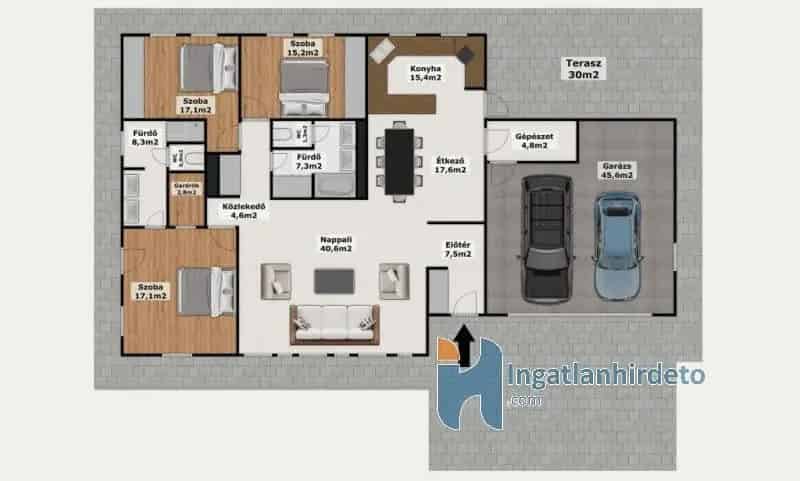 181m2-es Felujitando Duplagarazsos Haz Budajenon