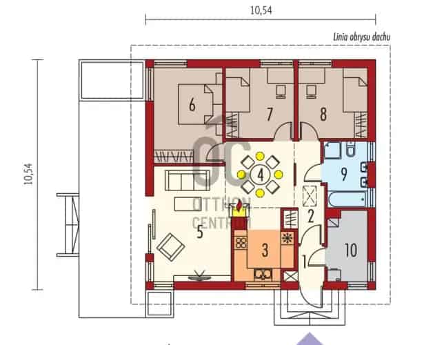 Szombathelyi eladó új építésű családi ház 87 nm nappali + 3 szoba