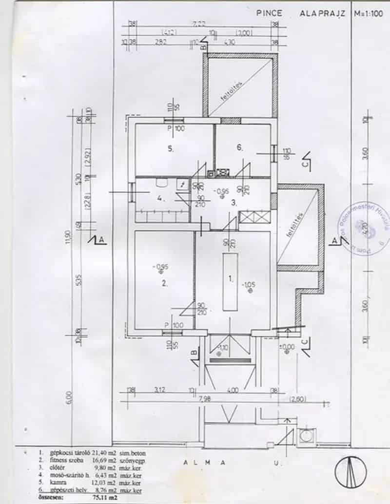 Pomázi panorámás családi ház eladó részben felújítva
