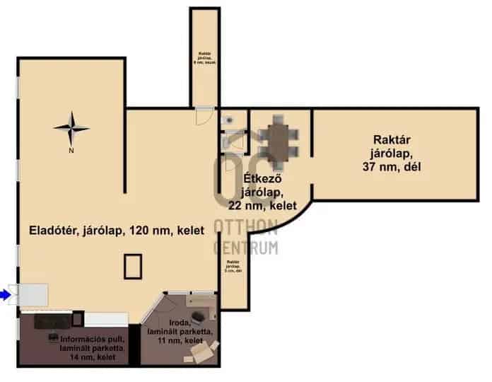 219 nm-es üzlethelyiség eladó Budapest Újlipótvárosban