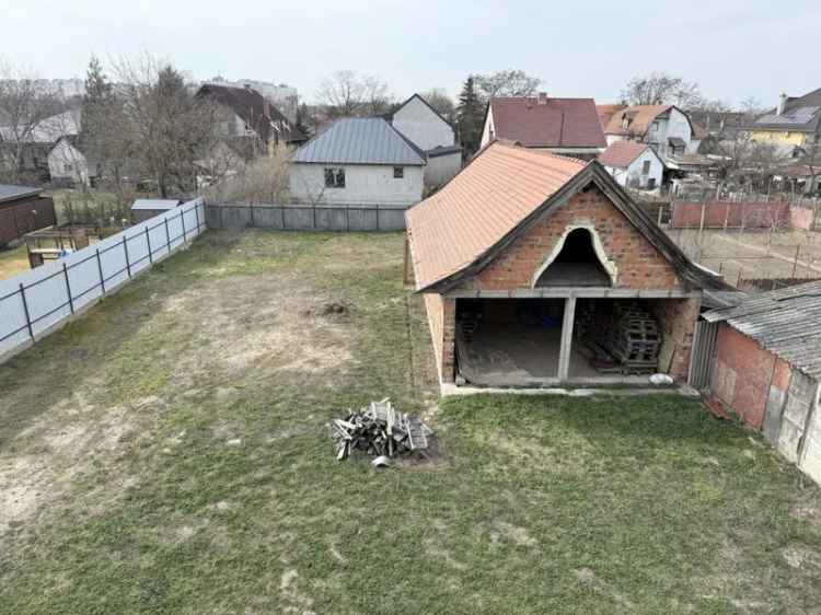 1179 nm-es telek eladó Debrecen Csapókertben