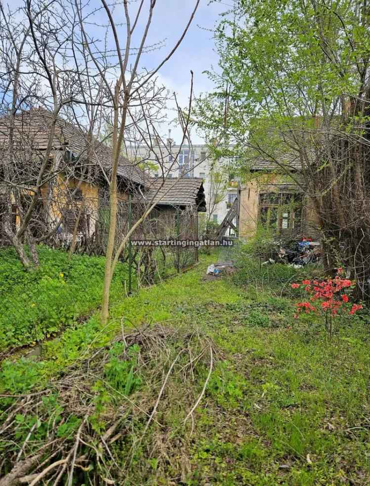 Budapest IV kerület 885 m2-es saroktelek eladó - 14 lakásos társasház építési lehetőség