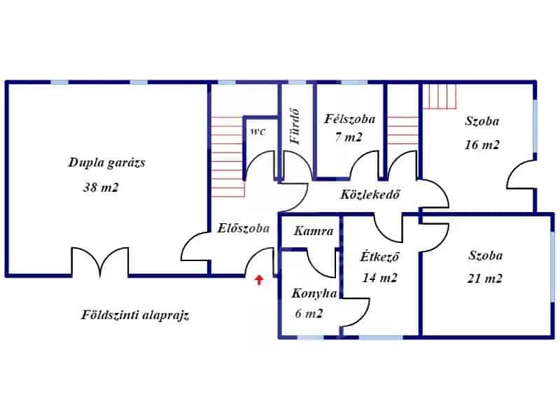 Pécs 300 nm-es 7 szobás családi ház eladó