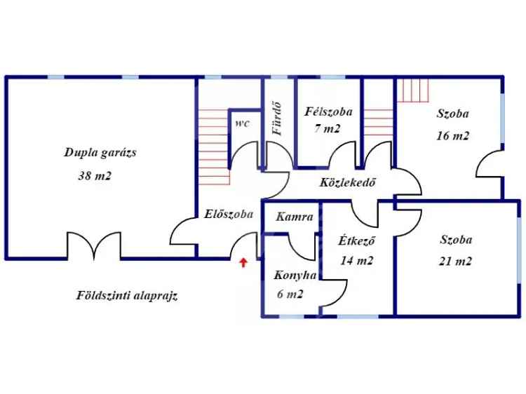 Pécs 300 nm-es 7 szobás családi ház eladó