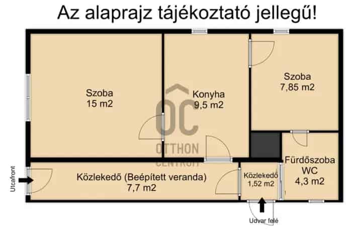 Dunaújváros családi ház eladó 47nm 2 szoba