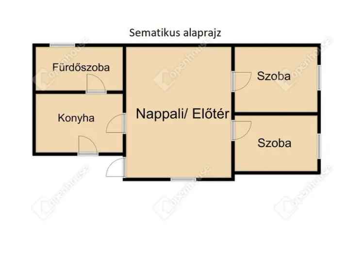 Eladó családi ház Koppányszántón 60 nm 1436 nm telekkel