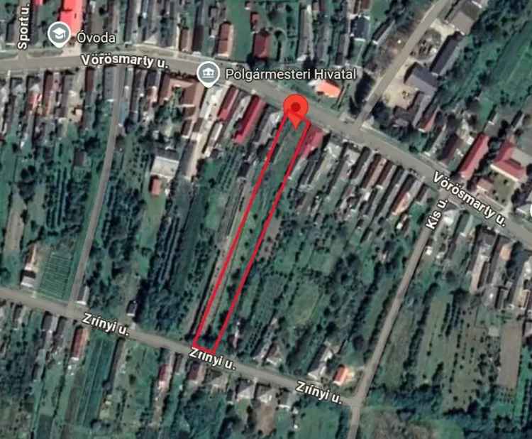 Milotai telek eladó 3541 m2 - családi ház építésére alkalmas