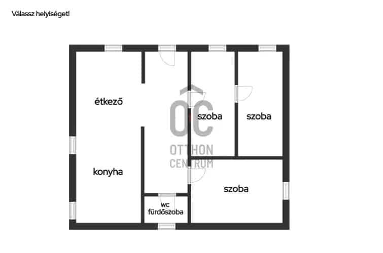 Püspökladány családi ház eladó 85 50 nm 3 szoba felujitandó