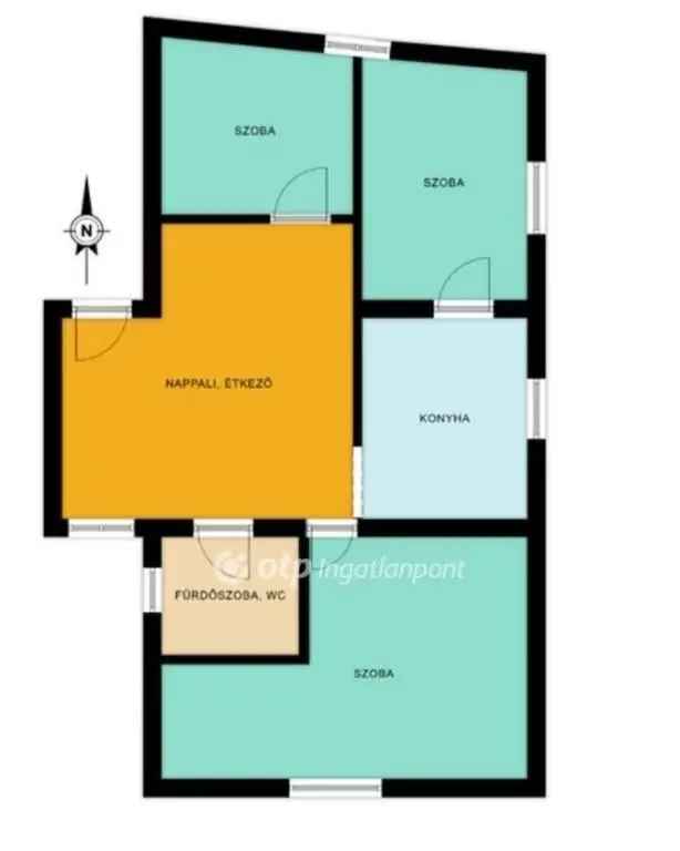 75m2-es felújított családi ház Hajdúböszörményben eladó