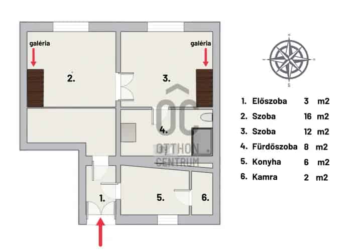 Budapest V kerület Belváros 2 szobás bútorozott lakás kiadó