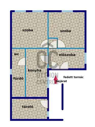 Nemesrempehollósi családi ház eladó - 76 nm - 2 szoba - CSOK