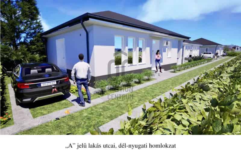 Bocskaikerti eladó újépítésű sorház 3 szobával
