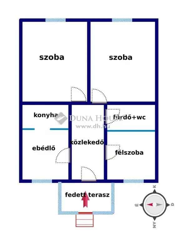Gávavencsellő 76 nm-es 2 1 2 félszobás ikerház eladó