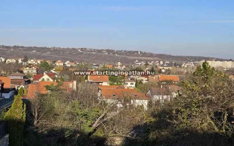 Eladó építési telek Budapest III. kerület Csillaghegyen panorámás kilátással