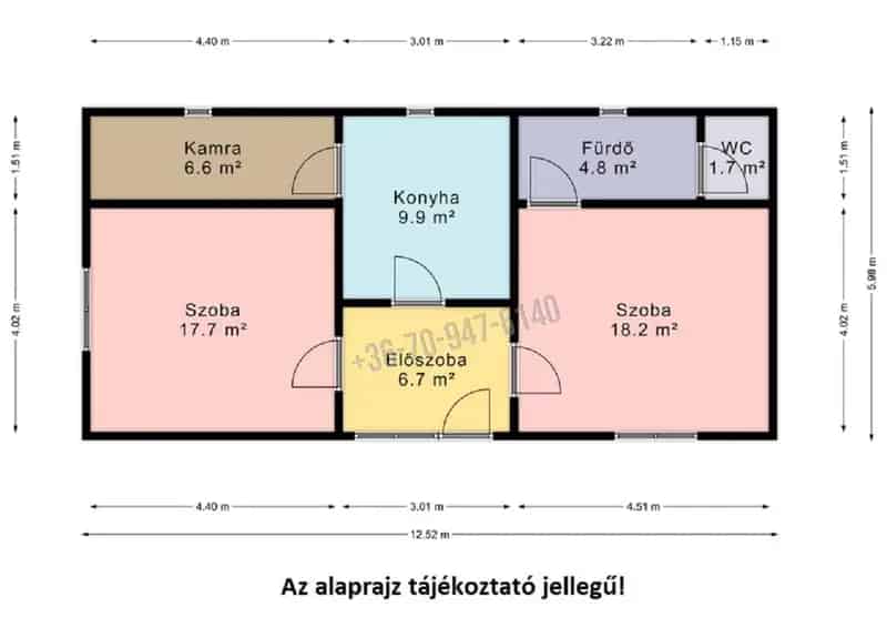 70 nm-es Felújítandó Téglaház Sarkadon Nagy Telekkel