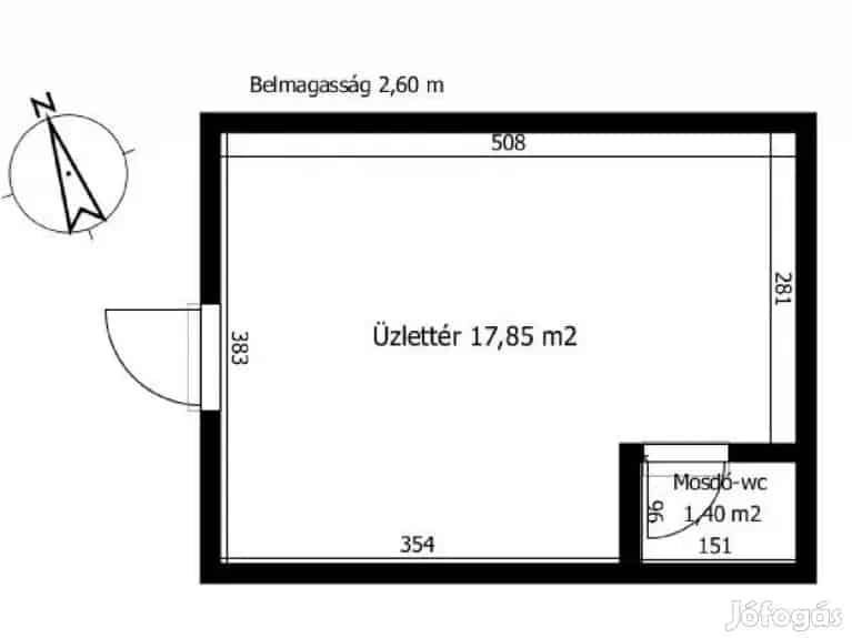 Kecskemet belvaros 20 nm-es uzlethelyiseg elado kiado