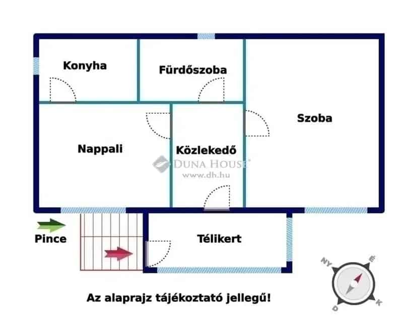 60m2-es Felujítandó Téglaház 19 Keruletben 356m2-es Telekkel