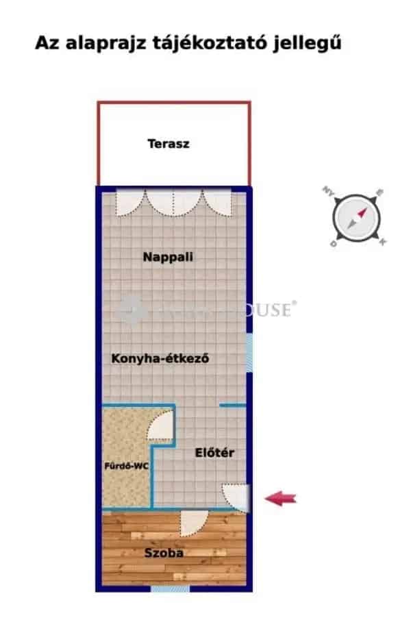 Nappali + 1 szobás ikerház eladó Sárváron
