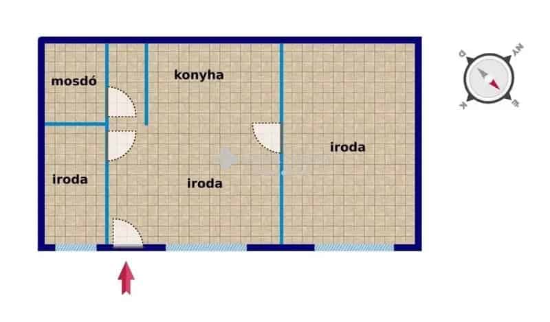 Modern Iroda Debrecen Belvárosában Kiadó