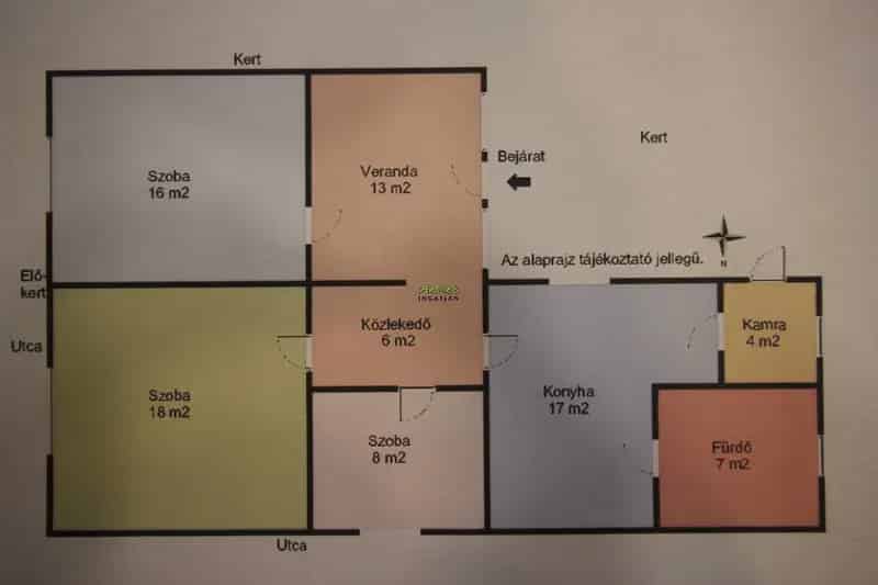 Ágfalva 3 szobás családi ház eladó 3460 m2-es telekkel