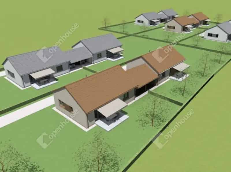 Új építésű 85 nm-es 3 szobás ikerház Úrhidán