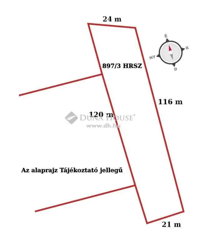 2877 nm-es Telek Eladó Szamosi Élménytéren - 28 AK Értékű