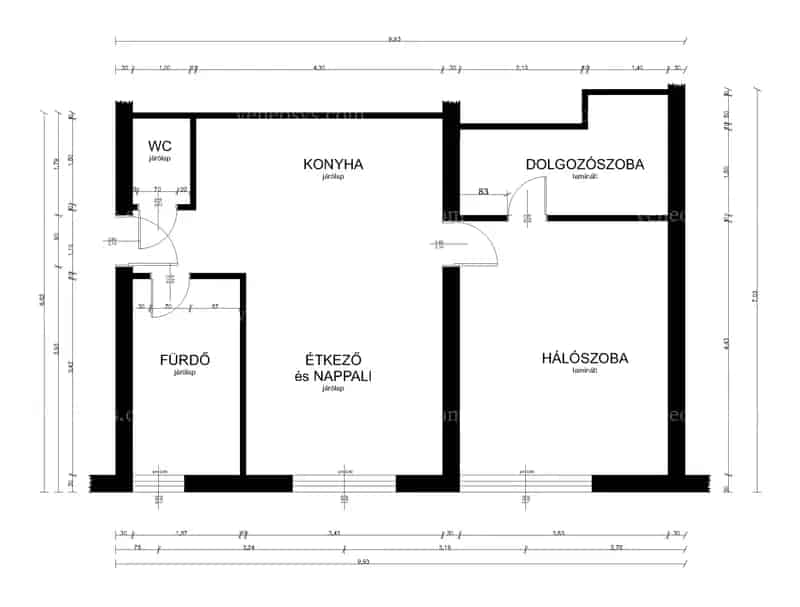 54 m2-es felújított lakás eladó Tökölön