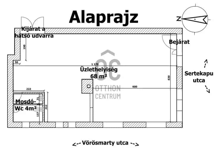 Eger Kiadó Üzlethelyiség 72nm Kiváló Helyen