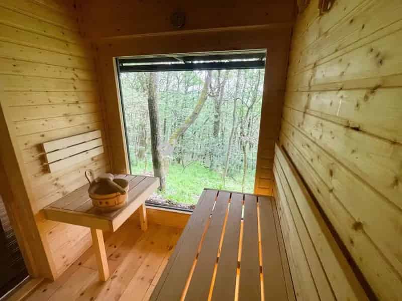 Kismarosi erdei vendégház eladó panorámás szaunával