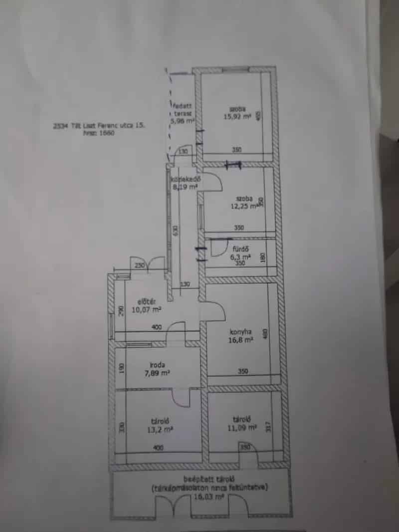 Táti ház eladó 75 nm 2 szoba 700 nm udvarral