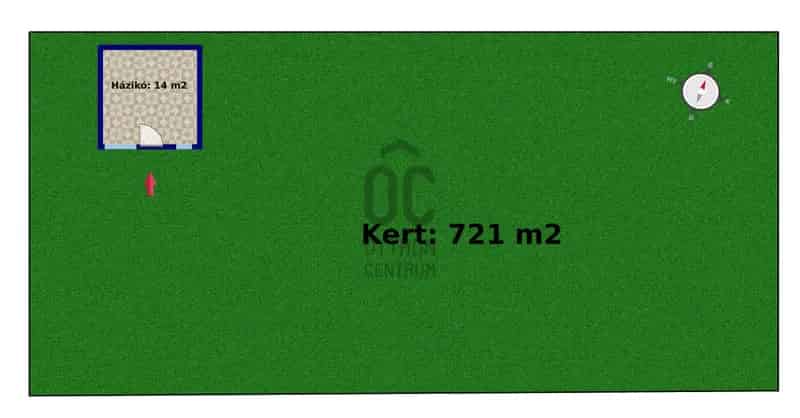 Szombathelyi eladó nyaraló telek kerttel