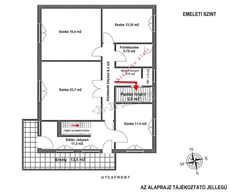 Nógrádsáp - Két szintes családi ház eladó - 210 m2 - felújítandó