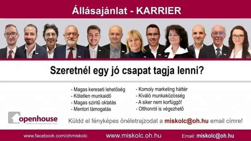 Miskolc Belvárosi 2057 m2 Fejlesztési Telek Eladó