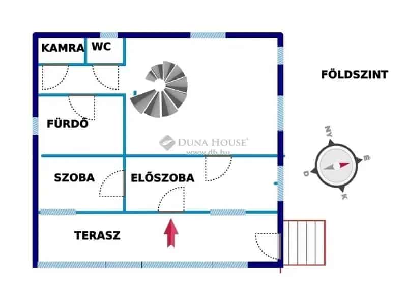85 m2-es családi ház Százhalombattán gyümölcsöskertel