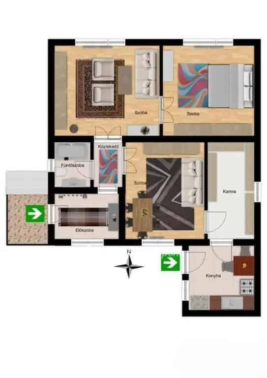 85 5 m2-es családi ház eladó Hajdúhadházon