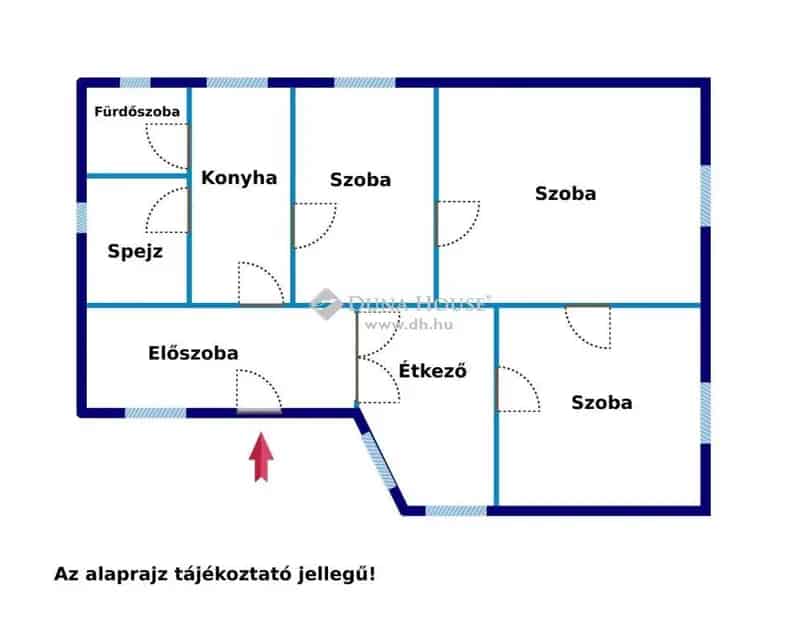 93 m2-es családi ház eladó Tiszakécske központjában