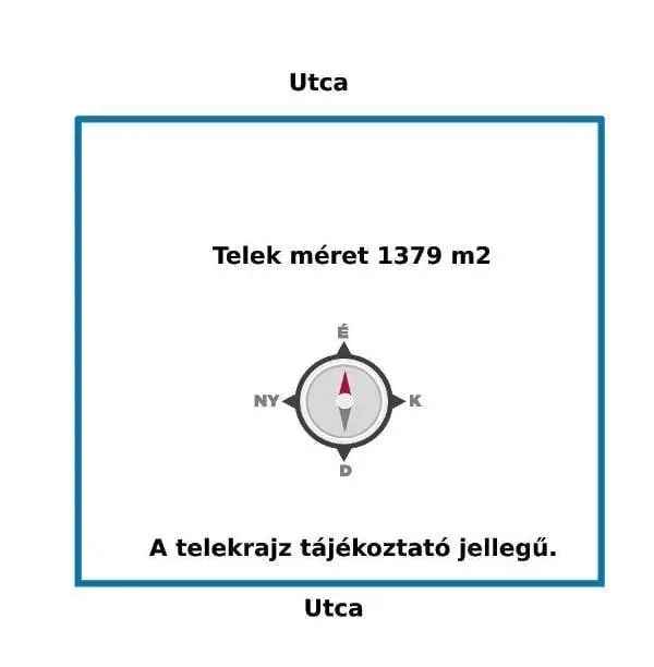 Fóti Telek Eladó - Ikerház Építésére Alkalmas