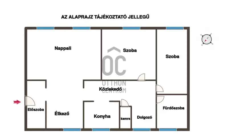 Budapest VIII kerületi eladó lakás - 96nm - felújított - modern