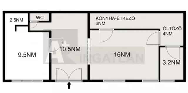 Szeged Belváros 57 nm-es Üzlethelyiség Eladó