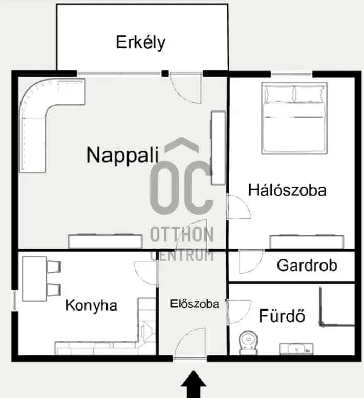 Debrecen 39nm-es lakás eladó 7 emelet felújítandó