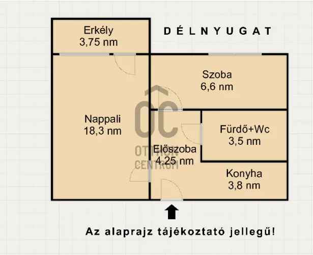 Budapest XV kerulet elado panel lakás 35 nm