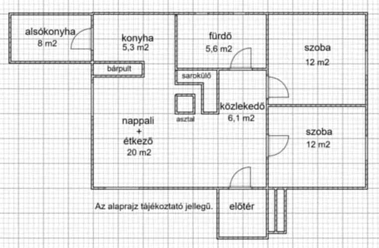 Felujitott 60m2-es 2 szobas csaldi haz Tiszapuspokiben