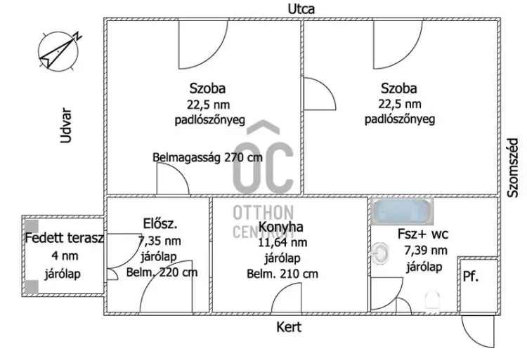 Családi ház eladó Csanádpalotán, közel a városközponthoz